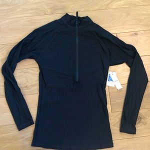 JCrew long sleeve rash guard black